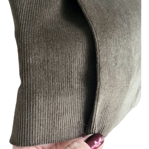 Old Navy Men's Corduroy Blazer Sport Coat Sz L Faded Dark Brown Plaid Lined NWOT - Picture 7 of 13